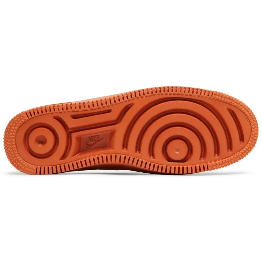 Nike Air Force 1 Lover XX Womens Size 7.5 Orange Shoes Slip On  Comfort Slides - Picture 5 of 5